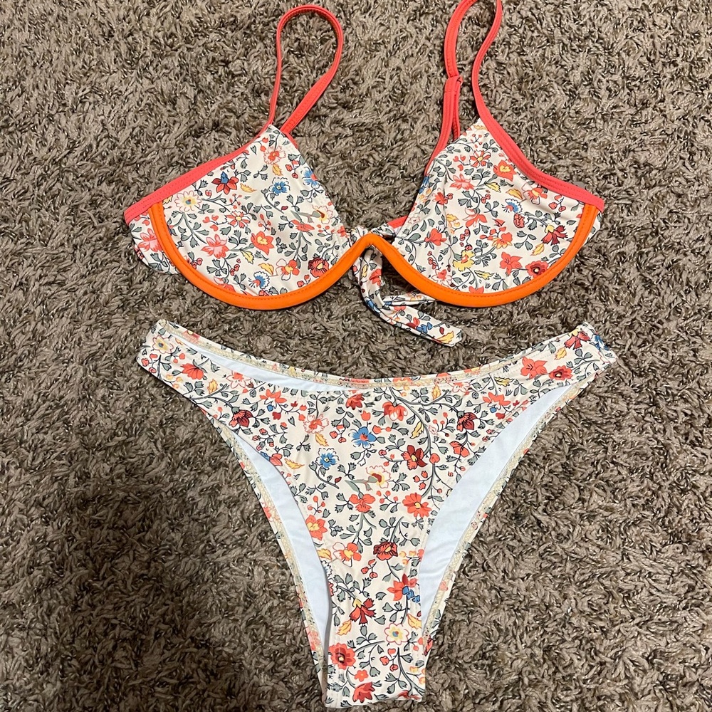 Shein Underwire Floral Bikini